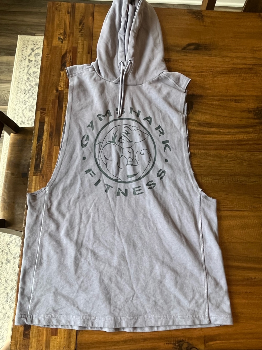 Gymshark Gray Sleveless Hoodie
